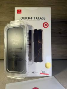 XUNDD AXE FULL Screen Protector PRIVACY Tempered Glass EASY QUICK FIT IPHONE 16 PRO MAX 15 PRO 14 13