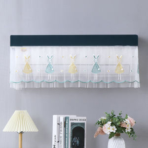 Lace Wall Mounted Air Conditioner Cover Dust Protection Cover for Air Conditioners Home Decoration