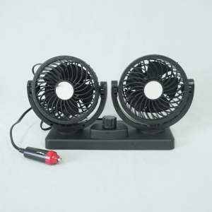Kipas Angin Mobil Double Headed Fan Aksesoris Mobil Interior - KipasAngin Mobil Termurah 12v dan 24v