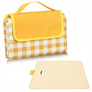 Outdoor Picnic Blanket Foldable Waterproof Sand Mat 100cmx150cm Picnic Blanket for Beach Camping Hiking Travel Outdoor Family Concerts
