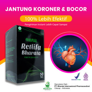 Retlifa Bharata Obat Jantung Koroner Jantung Bengkak Paling Ampuh 100% Asli Bergaransi BPOM