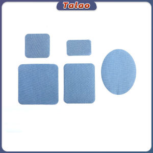 Talao 5Pcs Jeans Patch Iron on Patches for Clothing Repair Pants Knee Repairs Applique Denim Patch