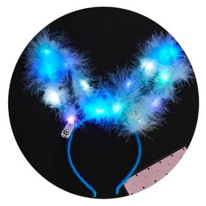 Thoải mái phát sáng headbands đáng yêu bunnies bờm tóc trẻ em Phụ kiện tóc dùng cho tiệc tùng cho lễ kỷ niệm và đêm sự kiện