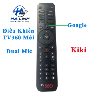 [MÃ GIẢM GIÁ] Điều Khiển Từ Xa TV360 Viettel - Remote Tìm Kiếm Giọng Nói Thông Minh (Hàng Chính Hãng/Cao Cấp)