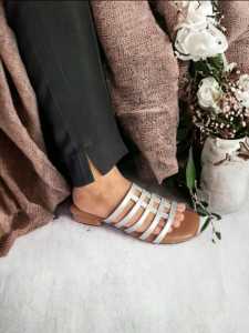ABBUSHOES RY 49 sendal wanita hak tahu collane 3 cm