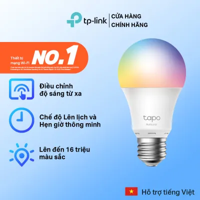 Bóng Đèn Thông Minh TP-Link Tapo L520E / L535E Đa Sắc Kết Nối Wifi Điều Khiển Từ Xa - Hàng Chính Hãng
