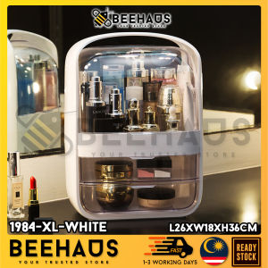 BEEHAUS Cosmetic Storage Box Makeup Organizer Comestic Box Jewelry Nail Polish Drawer Container Case Skin Care Kotak Solek