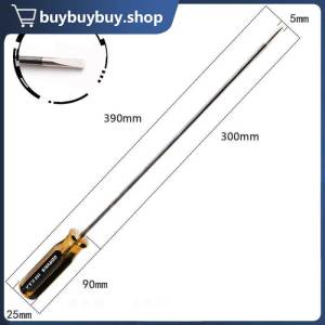 5*300 1 PC 12 Inch Extra Long Slotted Chrome Vanadium Steel Cross Screwdriver For Sewing Machine & Car Repair