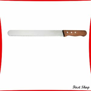 First  มีดตัดเค้กสแตนเลสแท้ ตัดขนมปัง ขนม ตัดเค้ก  เครื่องมืออบ มีดขนาด 10 นิ้ว bread knife
