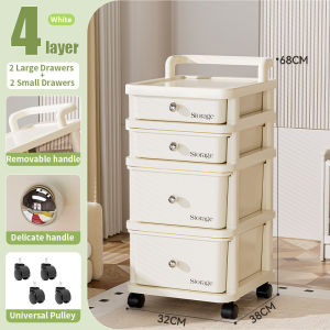 Multifunction Storage Rack With Wheels Large Capacity Trolley Storage Racks