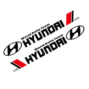 2Pcs Racing Car Door Sticker Car Logo Sticker Side Body Decoration Stickers Universal