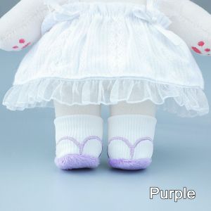 PICKIT 7รูปแบบ ตุ๊กตาของขวัญของเล่น ดีไอวาย รองเท้าตุ๊กตาผ้า รองเท้าตุ๊กตา20ซม. อุปกรณ์เสริมเสื้อผ้า รองเท้าบู๊ตแฟชั่น