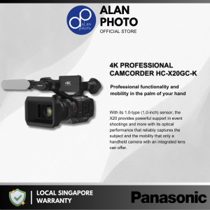 Panasonic HC-X20 HC-X20GC 4K Mobile Camcorder | 4K 60p/50p 10bit | Panasonic Singapore Warranty