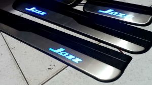 Door Sill Plate Jazz Led / Sillplate Samping Pintu All New Jazz 2014-202 Up Lampu