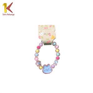 Satu Keluarga Gelang Manik Jelly Anak Perempuan K174 Gelang Manik-Manik Bracelet Bead Akrilik Kartun