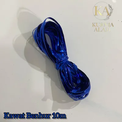Pita Kawat Souvenir Warna Warni / Pita Kawat 10 METER / Kawat Metalik Pengikat Hempers Parcel