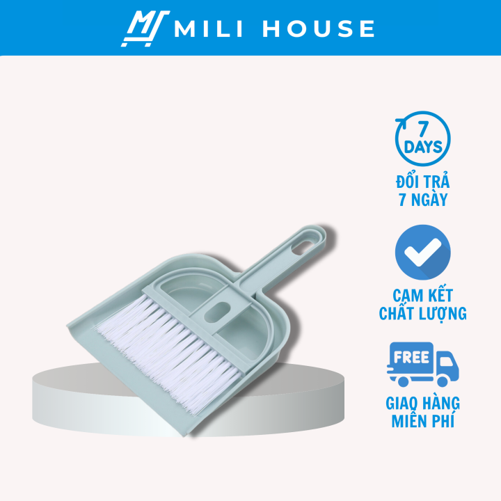 Bộ Chổi Và Đồ Hốt Rác Mini MILI HOUSE Bằng Nhựa Tiện Dụng | Lazada.vn