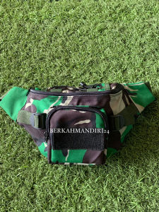 Tas Pinggang Selendang Pria TNI AD Militer Loreng Malvinas Cordura
