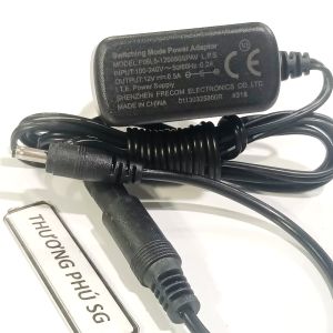 Adapter DC 12V - 0.5A (Đầu cắm 5.5mm x 2.1mmm) + Cáp chuyển ra 3.5mm x 1.35mm (Adpt tháo máy)