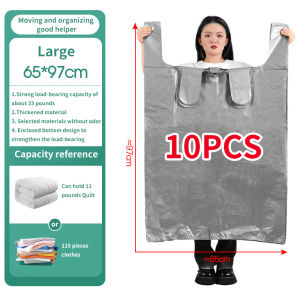 Onetwone 1 0 miếng dung tích lớn túi nhựa di chuyển nhà túi du lịch dày di chuyển túi bao bì đựng quần áo túi cho đồ chơi Chăn lông vũ sắp xếp giường