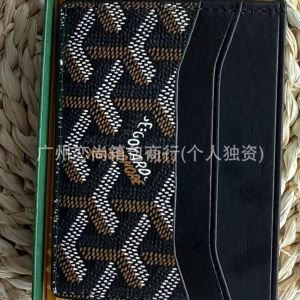 New products in stock goyard Goya Multifunctional Five Card Storage Bag Mens Coin Purse Black Gray Blue