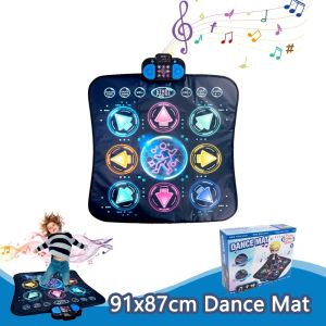 Kids Electronic Dance Mat Dancing Blanket for Two Players with 9 Levels Kid Floor Music Blanket Educational Toys Kids Gifts
