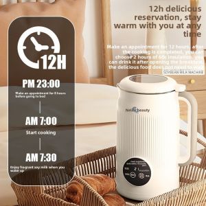 (Local Delivery) Multi-Functional Food Processor – Automatic Heating Soymilk Maker Household Juicer Baby Food Supplement & Rice Paste Maker