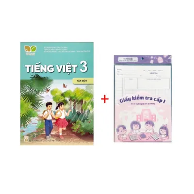 Sách - vở bài tập tiếng việt 3 tập 1 kết nối + tập giấy kiểm tra cấp 1