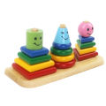 Bộ xếp hình 3 trụ, Đồ chơi gỗ Winwintoys. 