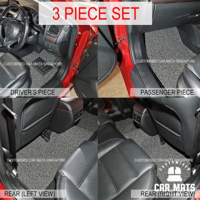 BYD Atto 3 (2022 to Present) Basic Drips™ Car Mats / Carpet / Floor Mat / Carmat