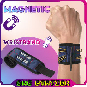 STRONG MAGNETIC WRISTBAND POCKET KIT HOLDING SCREW NAILS DRILL BIT HOLDER DIY TOOL ORGANIZERS