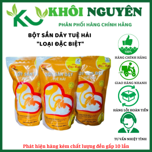 (Combo 3 gói) Bột sắn dây thầy Tuệ Hải (loại đặc biệt) gói 500g