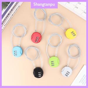 [shangtanpu] 13 20 50cm Wire Rope chữ số ổ khóa mật khẩu mã an ninh khóa thông minh kết hợp khóa cho xe máy Mũ bảo hiểm khóa Wire Rope