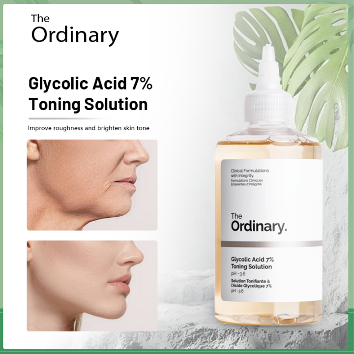 The Ordinary Glycolic Acid 7% Toning Solution 240mltoner for face ...