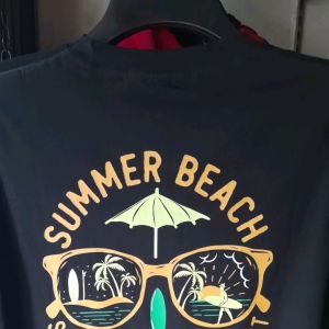 Debrug tshirt summer beach paradise time kaos traveling /tshirt pria kualitas distro premium