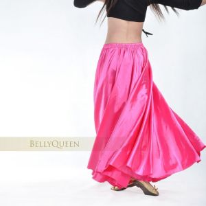 Shining Satin Long Spanish Skirt Swing Dancing Skirt Belly Dance skirt Sun Skirt 14 Colors Available VL-310