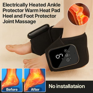 7-Year Pain Relief Electric Heat Massage Ankle Protector for All Seasons Adults  Men and Women  Alleviate Pain and Soothe Discomfort