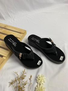 Sandal Wedges Wanita Dewasa Model Terbaru Masa kini Muran Kekinian Trend