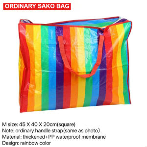 AKA Balikbayan Bag Jumbo Size Waterproof Nylon Storage Bag Heavy Duty Travel Bag with Double Zipper Large Capacity Moving Bag Laundry Bag Foldable Luggage Bag Sako Makapal Manila Stock