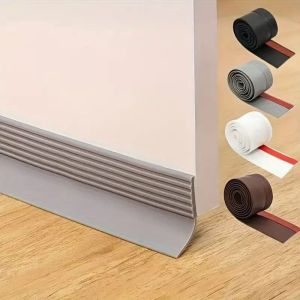 OKDEALS Self-adhesive Door Bottom Sealing Strip Soundproof Insect Prevention Weather Stripping Professional Home Draught Excluder Living Room