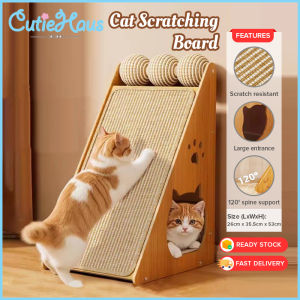 CUTIEHAUS Cat Scratching Board Vertical Wear Resistant Corrugated Cat Claw Board Pet Toy  Papan Calar Kucing Mainan - Fulfilled by Cutiehaus