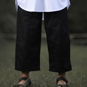 ZABAH - Baju Muslim Pria Kurta Pakistan Premium Keren Terbaru Setelan Atasan Bawahan Putih Hitam #2