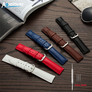 Aotelayer 12mm 13mm 14mm 15mm 16mm 17mm 18mm 19mm 20m 21mm 22mm 24mm Width Genuine Leather Watch Bands Strap Plain Weave Universal Flat General Watch band Strap with tools