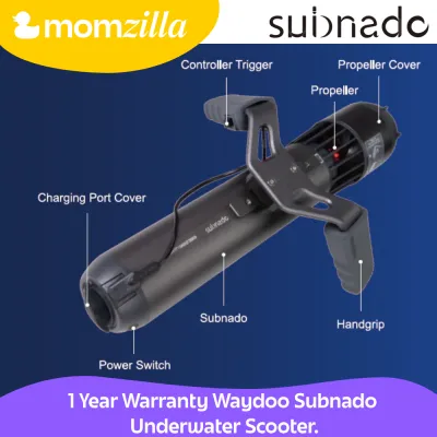 Momzilla Waydoo Subnado Underwater Scooter 1-Year Warranty