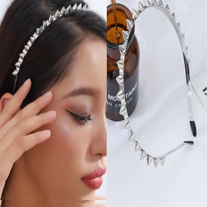 Bạc Hợp Kim Studded Headband Phụ Nữ tóc thời trang Hoop Halloween Mũ Nón Cho Đảng Và Lễ Hội Trang Phục