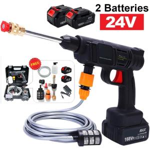 Japan Pressure Washer 36V/48V/68V/88V 1 Batteries Portable Car Machine Set Cordless Car Wash Spray Gun High Water Pump Sprayer