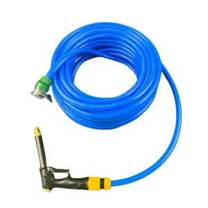 สายยางรดน้ำ4หุน1/2"เเถมหัวฉีด  ทนทาน ยืดหยุ่น อเนกประสงค์  ต่อก๊อก ผลิตจากโรงงานมาตรฐา สายยางPVCเกรดA+++ นุ่มเด้งรถเหยียบไม่แตกไม่เป็นตะไคร่ สายยางล้างรถ 10M/15M/20M/30M