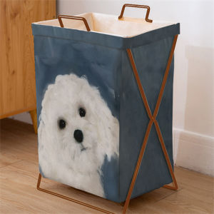 Cute Foldable Dirty Clothes Basket Storage Large Capacity Laundry Basket Clothes Waterproof Home Bathroom Clothes Basket Toy Bedroom