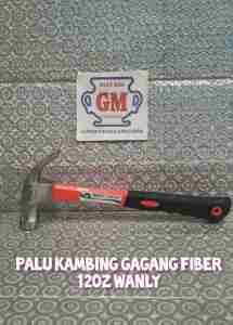 Palu Kambing 12oz / Palu Cakar / Claw Hammer 12oz Gagang Fiber WANLY