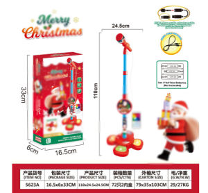 Childrens microphone guitar toy super cool 5 Light up microphone toy for boys and girls to play songs